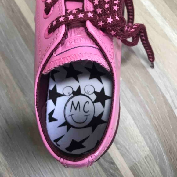 💖MEGA SALE💖Converse 563718C Ctas Lift OX Patent Pink Dark Burgundy Womens 8.5 - Picture 7 of 7